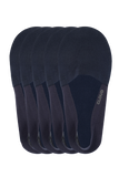 Organic Terry No Show Socks 5-Pack