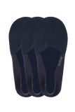 Organic Terry No Show Socks 3-Pack