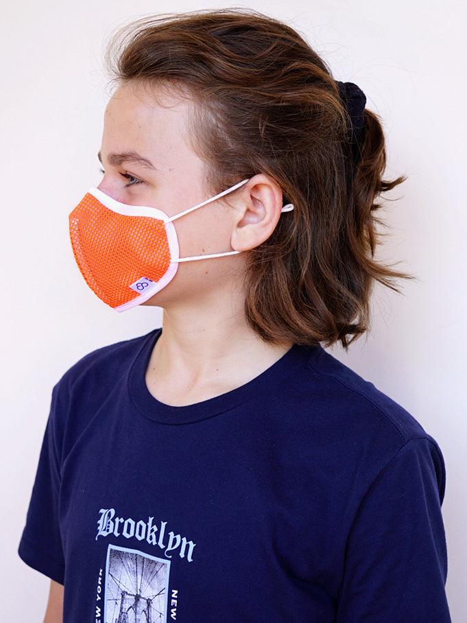 CLOUD Airflow Face Mask Sports Mesh For Youth Orange