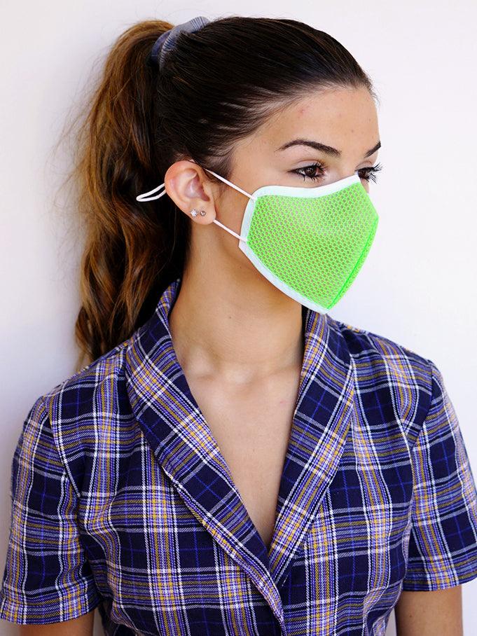 CLOUD Airflow Face Mask Sports Mesh For Youth Lime