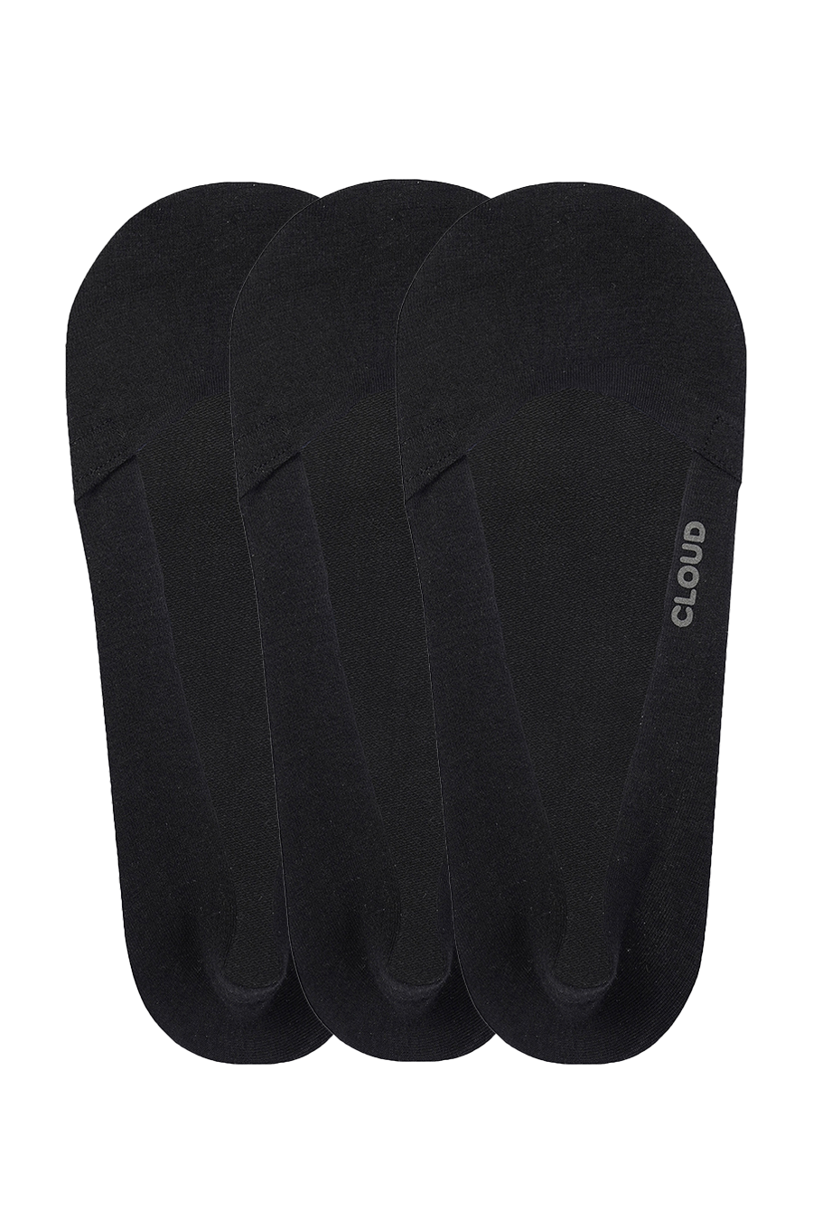 Low Cut no-show socks 3-pack in Black